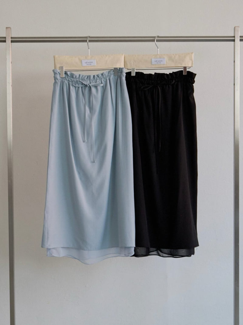 Lenoii - Korean Women Fashion - #momslook - Ive Banding Skirt