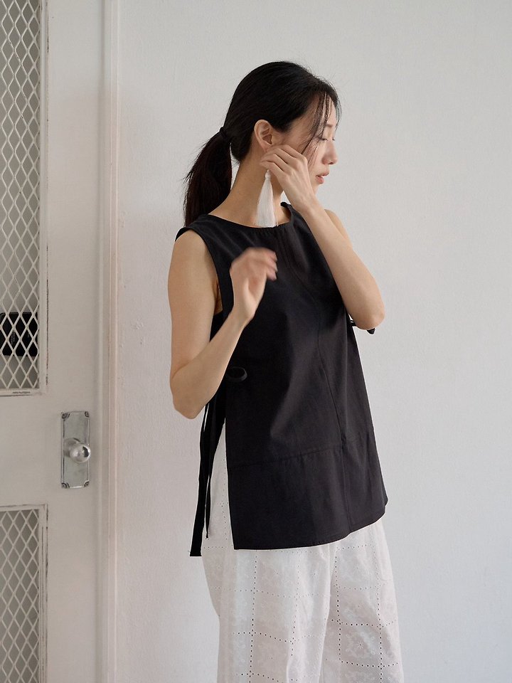 Lenoii - Korean Women Fashion - #momslook - Bianco One-Side Ball Tassel Earrings - 6