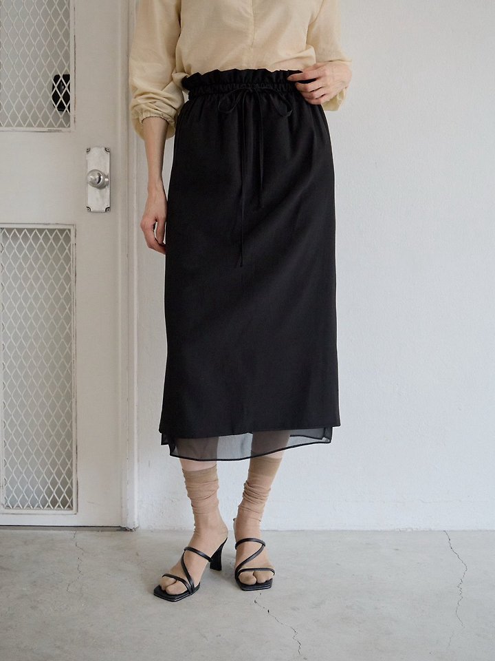 Lenoii - Korean Women Fashion - #restrostyle - Ive Banding Skirt - 12