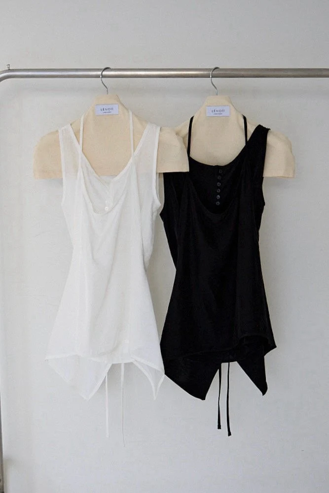 Lenoii - Korean Women Fashion - #thelittlethings - Rona Sleeveless Bustier Set