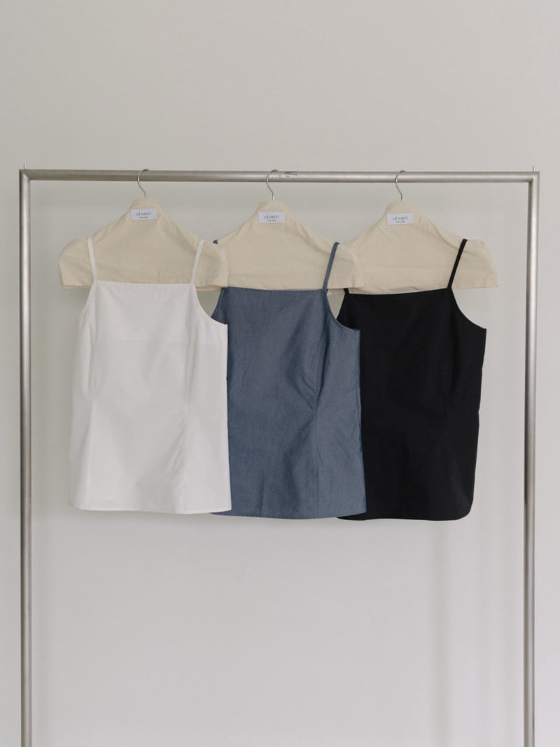 Lenoii - Korean Women Fashion - #womensfashion - Selly Cotton Sleeveless Blouse