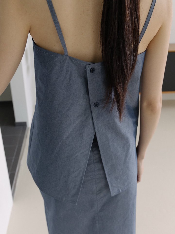 Lenoii - Korean Women Fashion - #womensfashion - Selly Cotton Sleeveless Blouse - 9