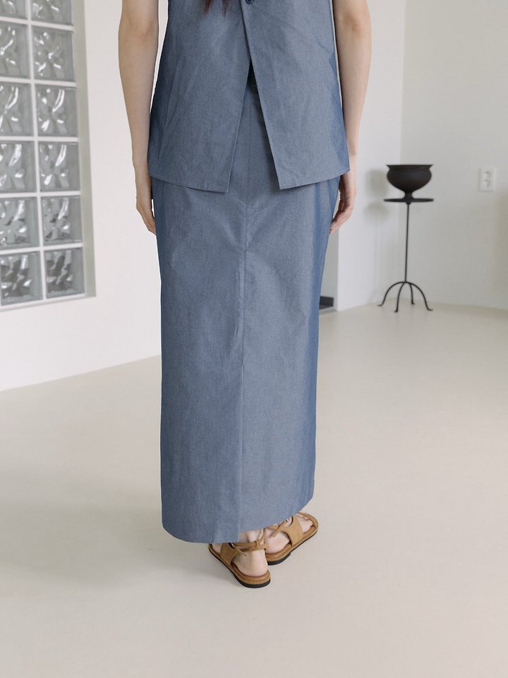 Lenoii - Korean Women Fashion - #womensfashion - Selly Cotton Maxi Skirt - 10