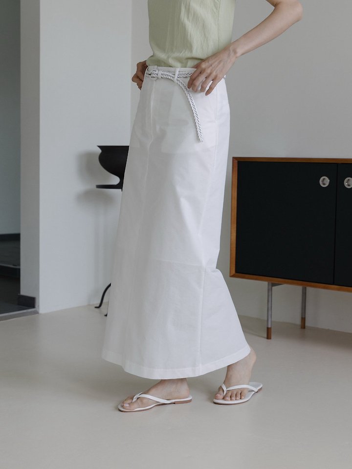 Lenoii - Korean Women Fashion - #womensfashion - Selly Cotton Maxi Skirt - 2