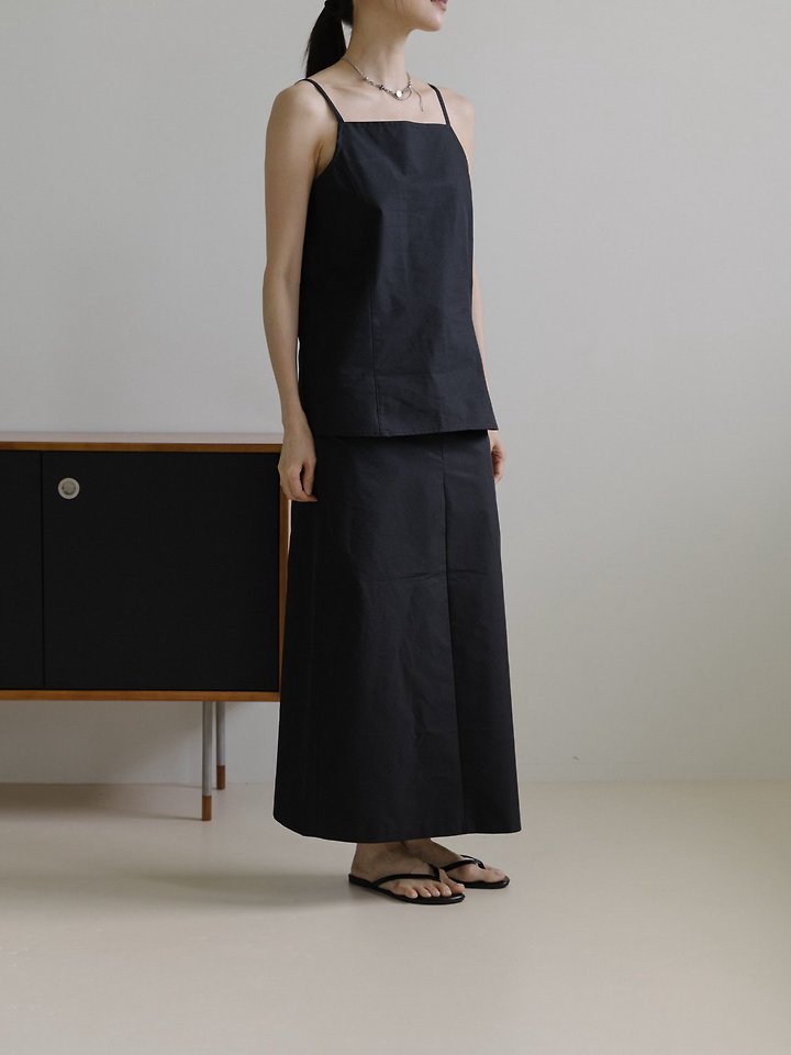 Lenoii - Korean Women Fashion - #womensfashion - Selly Cotton Maxi Skirt - 6