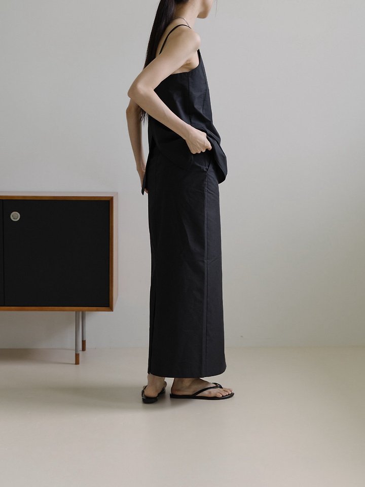 Lenoii - Korean Women Fashion - #womensfashion - Selly Cotton Maxi Skirt - 8