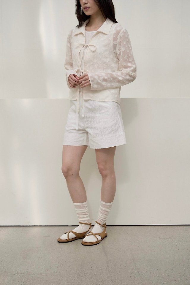 Lenoii - Korean Women Fashion - #womensfashion - Kona Embossed Shorts - 9