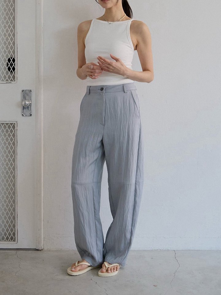 Lenoii - Korean Women Fashion - #womensfashion - Port Loose Barrel Pants - 2