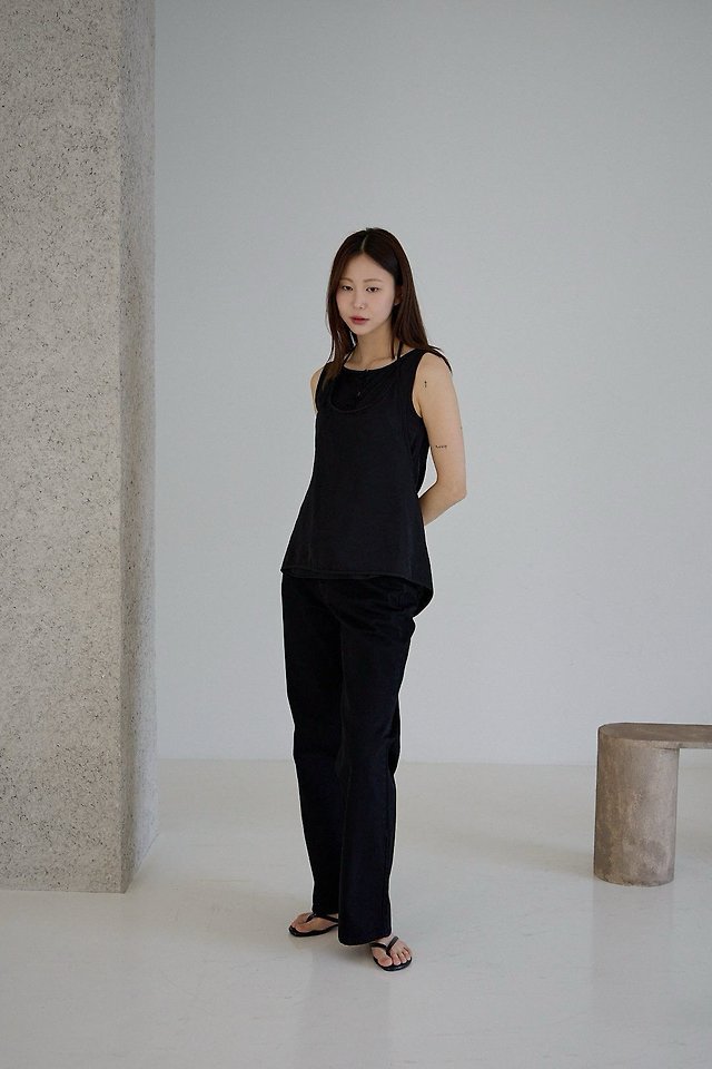 Lenoii - Korean Women Fashion - #womensfashion - Rona Sleeveless Bustier Set - 3