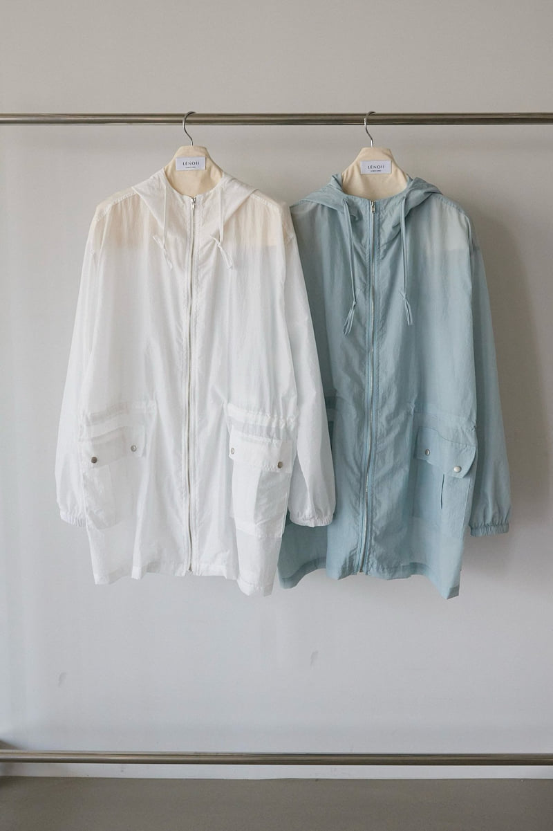 Lenoii - Korean Women Fashion - #womensfashion - Stay Windbreaker Hooded Jumper