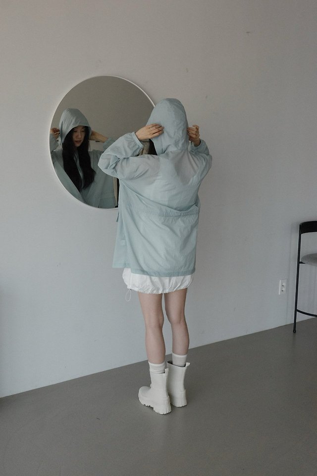 Lenoii - Korean Women Fashion - #womensfashion - Stay Windbreaker Hooded Jumper - 3