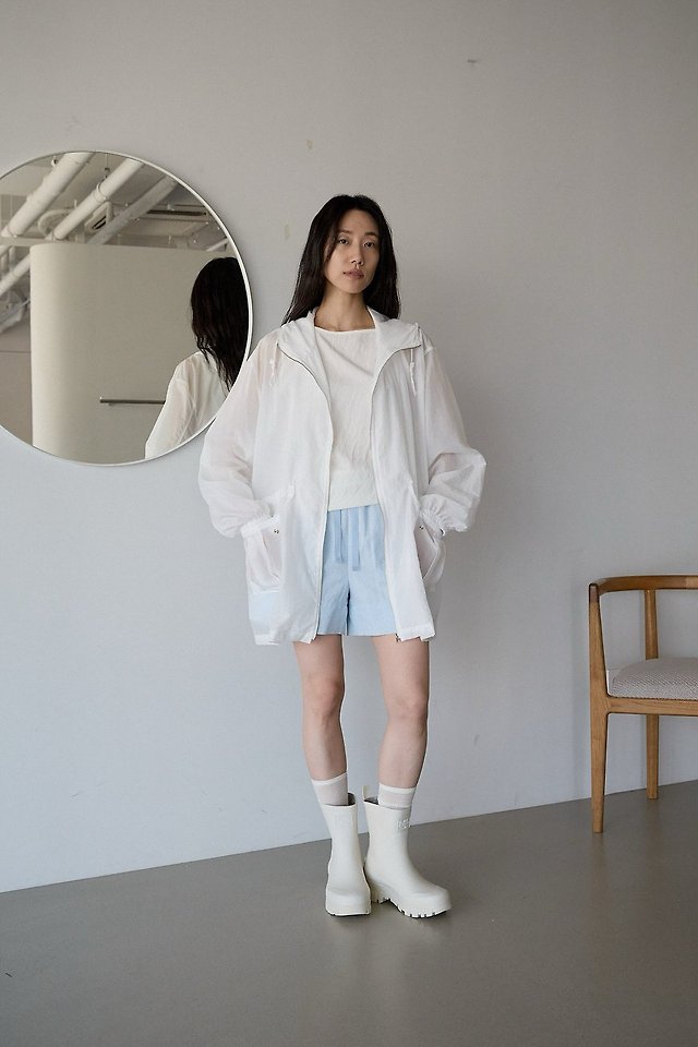 Lenoii - Korean Women Fashion - #womensfashion - Stay Windbreaker Hooded Jumper - 7