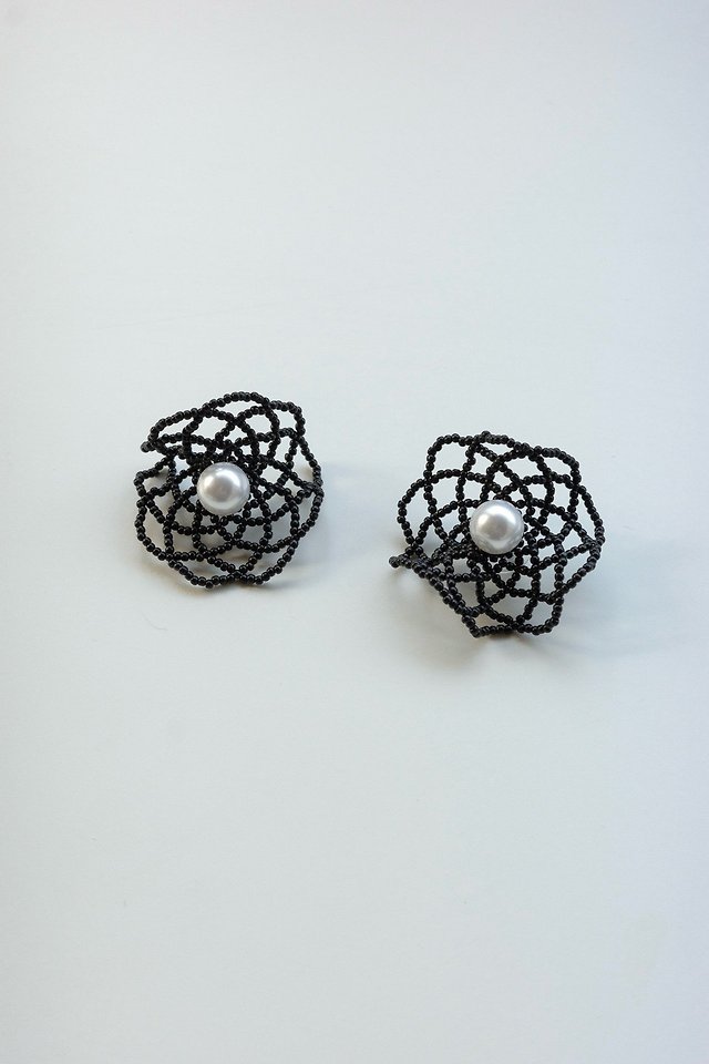 Lenoii - Korean Women Fashion - #womensfashion - Camellia Earrings - 6
