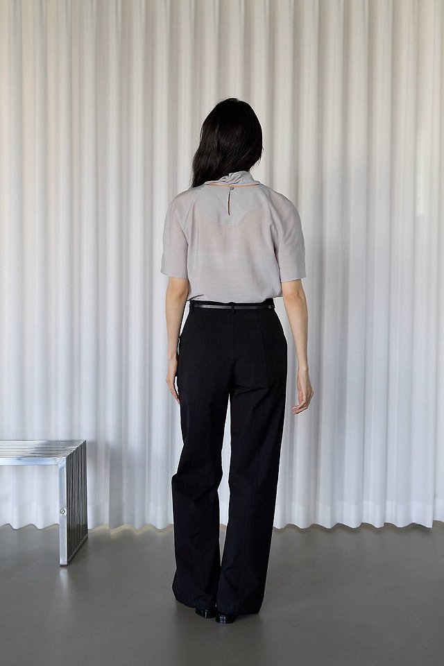 Lenoii - Korean Women Fashion - #momslook - Dua Cotton Panel Pants - 4