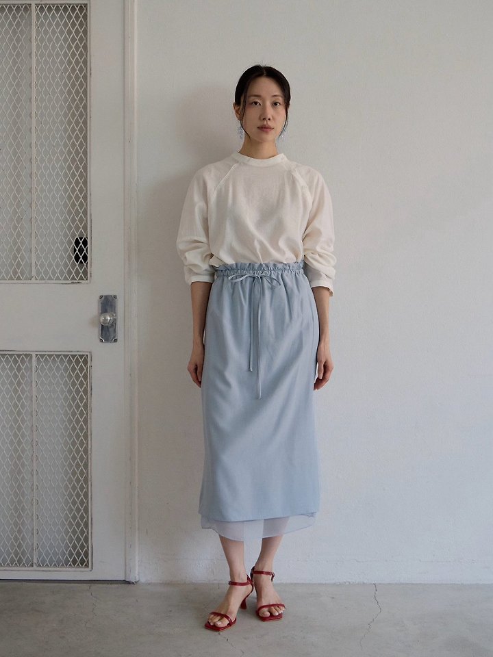 Lenoii - Korean Women Fashion - #momslook - Ive Banding Skirt - 4