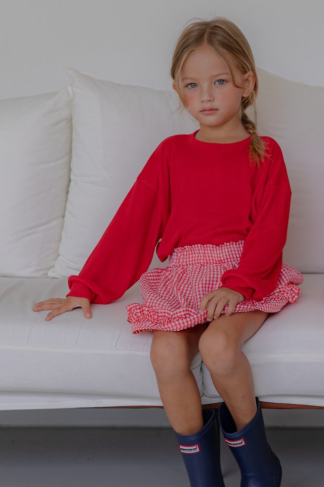 Lenua - Korean Children Fashion - #childofig - My Check Skirt - 2