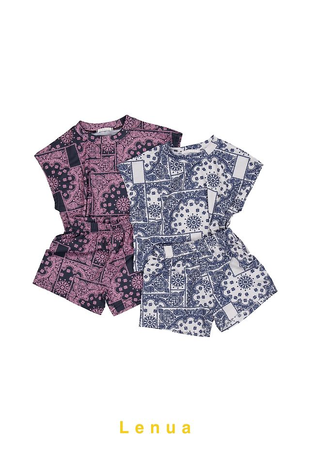 Lenua - Korean Children Fashion - #childrensboutique - Paisley Setup - 10