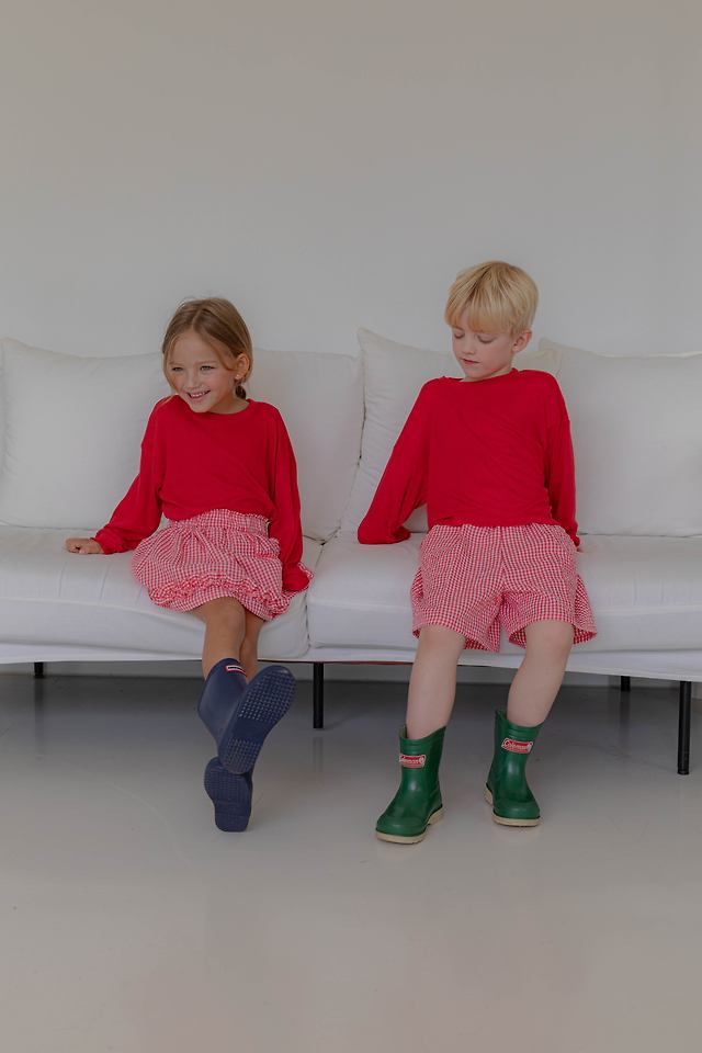 Lenua - Korean Children Fashion - #designkidswear - My Check Skirt - 5