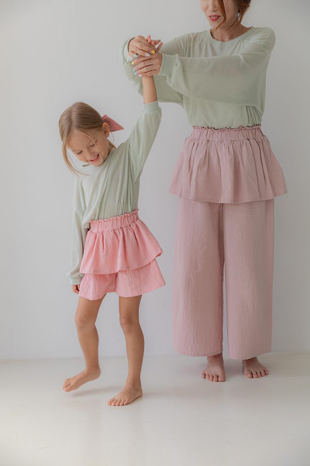 Lenua - Korean Children Fashion - #fashionkids - Sun Rouge Tee (Mom) - 2
