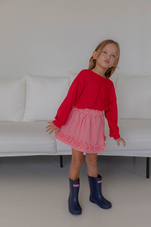 Lenua - Korean Children Fashion - #fashionkids - My Check Skirt - 7