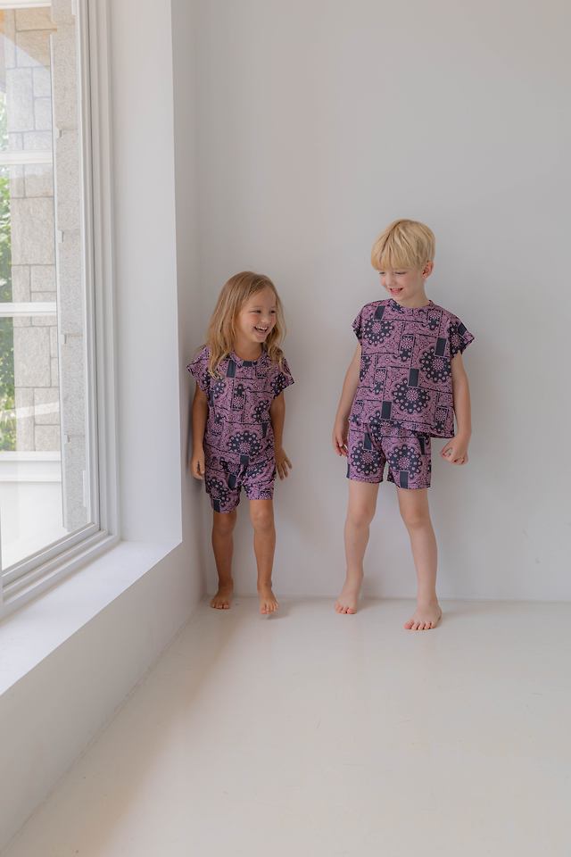 Lenua - Korean Children Fashion - #Kfashion4kids - Paisley Setup - 4