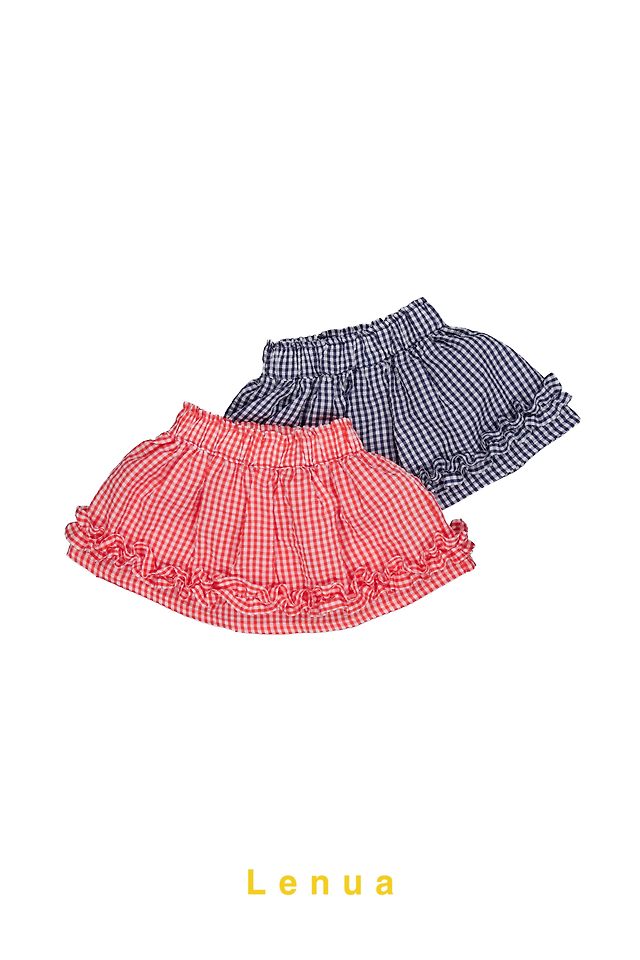 Lenua - Korean Children Fashion - #littlefashionista - My Check Skirt - 12