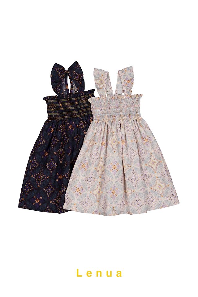 Lenua - Korean Children Fashion - #todddlerfashion - Bella Smock One-piece - 12