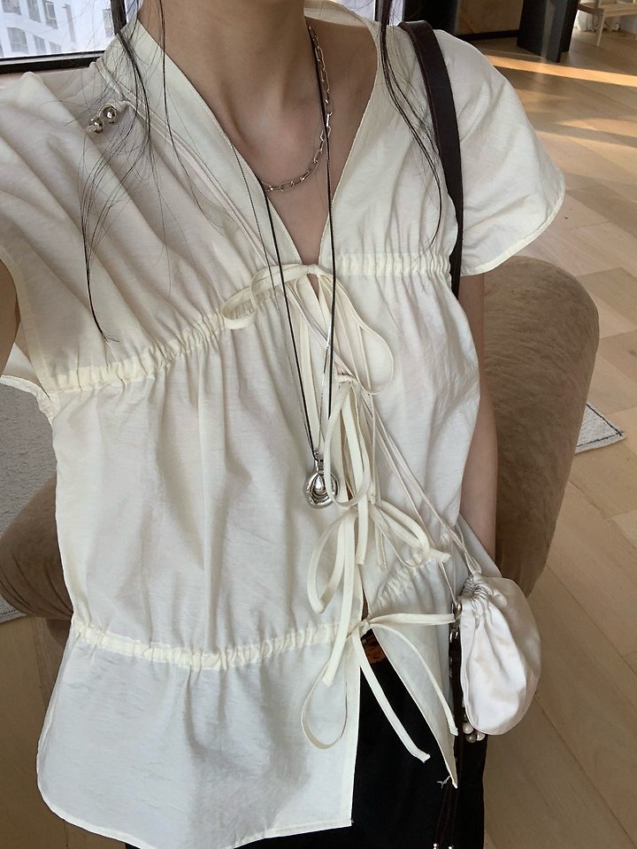 Lofn - Korean Women Fashion - #momslook - Ari Blouse - 11