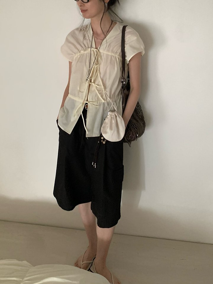 Lofn - Korean Women Fashion - #momslook - Ari Blouse - 9
