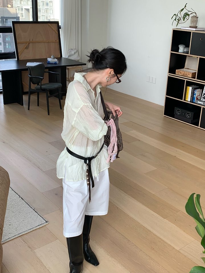 Lofn - Korean Women Fashion - #momslook - Begin Shirt - 11