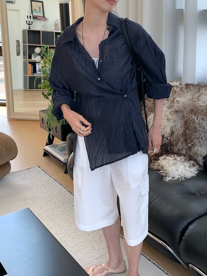 Lofn - Korean Women Fashion - #momslook - Begin Shirt - 7