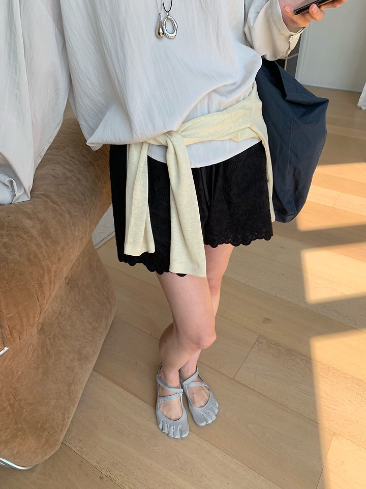 Lofn - Korean Women Fashion - #momslook - Hippo Half Pants - 5