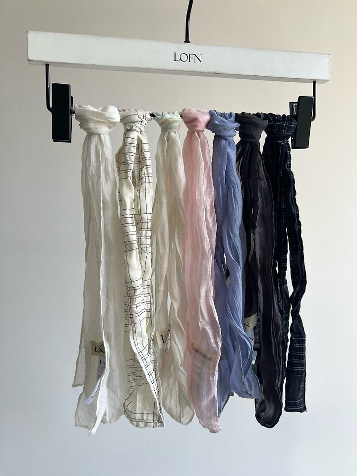 Lofn - Korean Women Fashion - #momslook - Flutter Scarf - 3