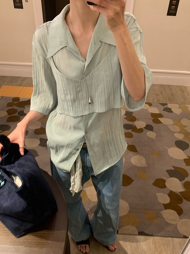 Lofn - Korean Women Fashion - #momslook - Like Shirt - 9