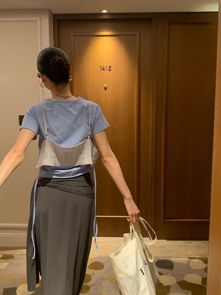 Lofn - Korean Women Fashion - #momslook - Shake Tee - 7