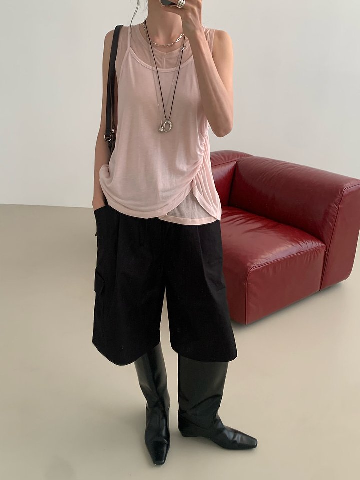 Lofn - Korean Women Fashion - #momslook - Crepe Top - 11