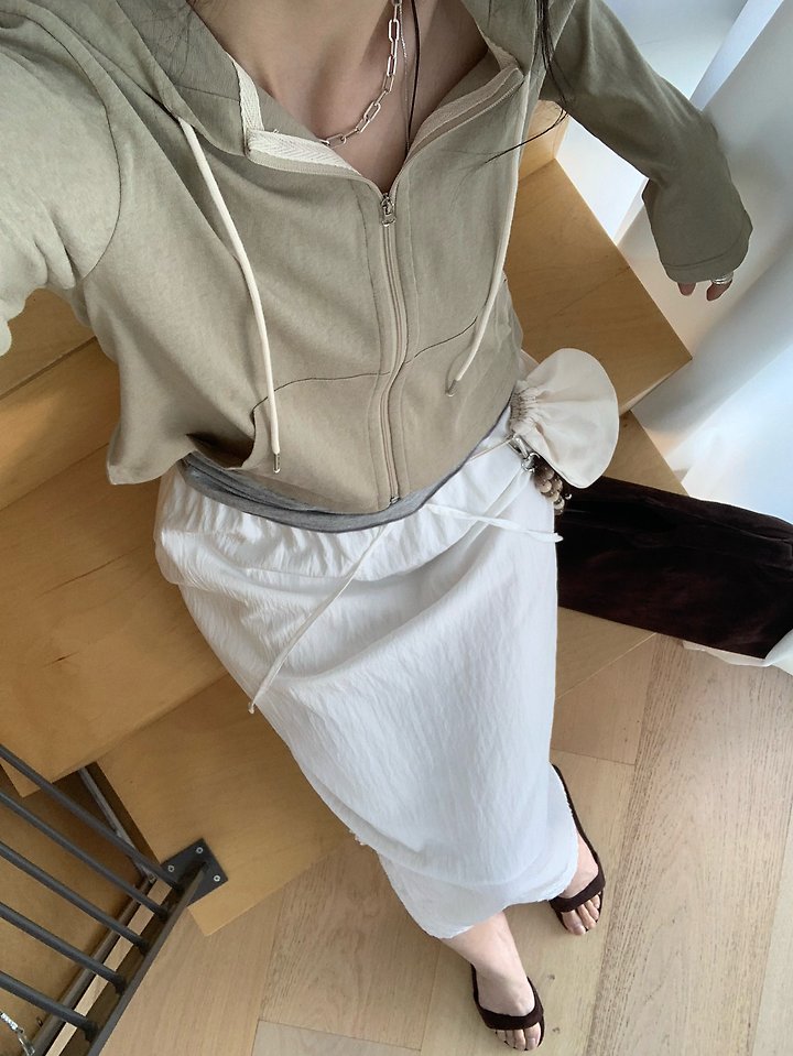 Lofn - Korean Women Fashion - #momslook - Wind Hood Jumper - 6