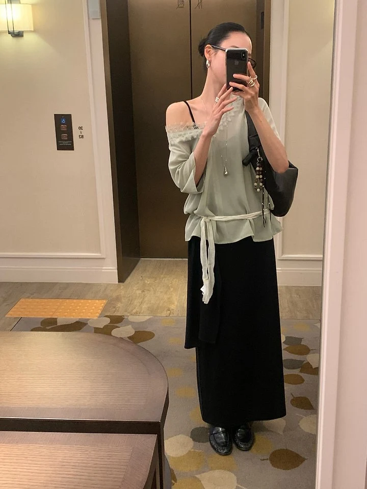 Lofn - Korean Women Fashion - #pursuepretty - Touch Skirt - 12