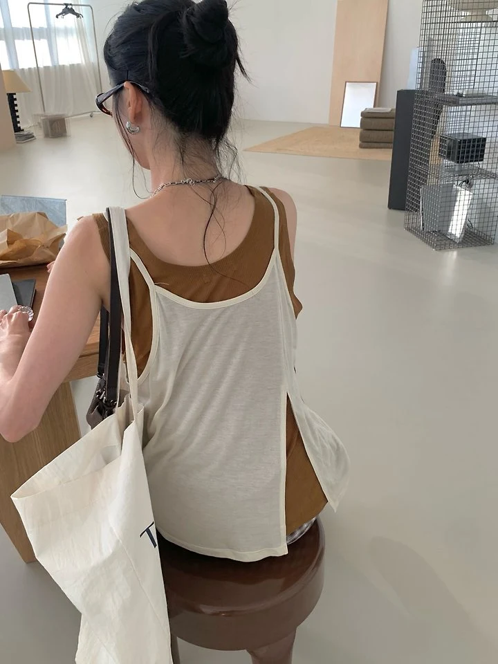 Lofn - Korean Women Fashion - #pursuepretty - Crepe Top - 4