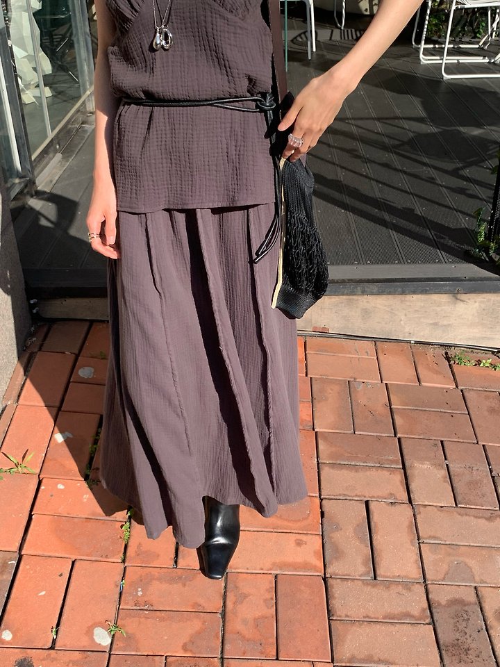 Lofn - Korean Women Fashion - #restrostyle - Nature Skirt - 2