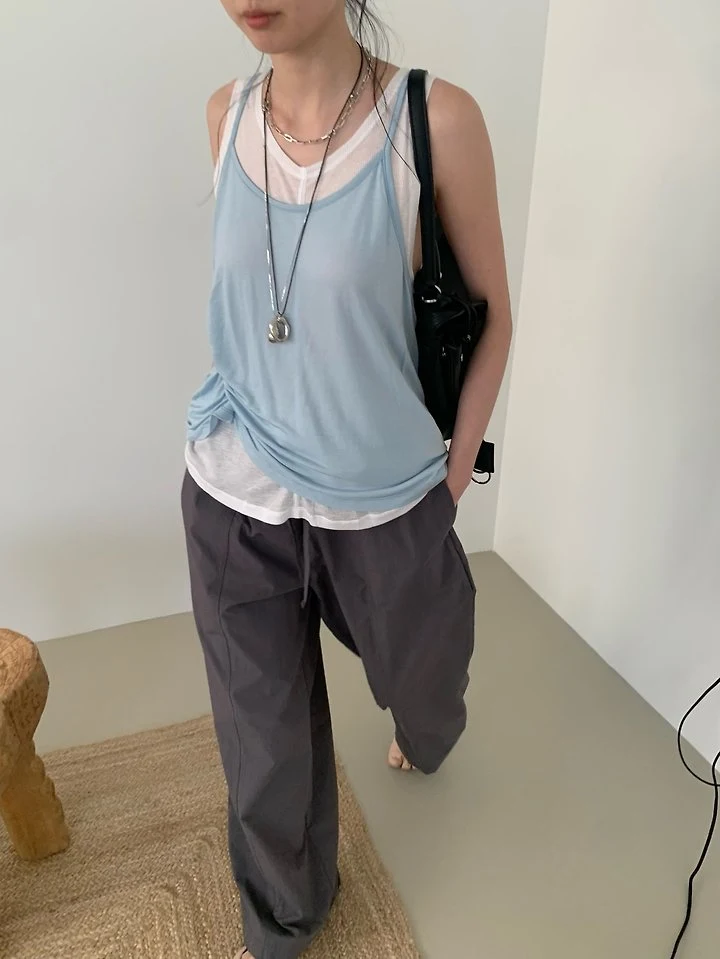 Lofn - Korean Women Fashion - #romanticstyle - Crepe Top - 5