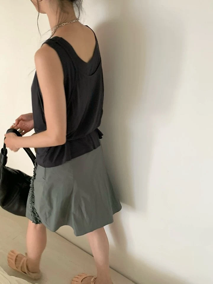 Lofn - Korean Women Fashion - #thatsdarling - Crepe Top - 7