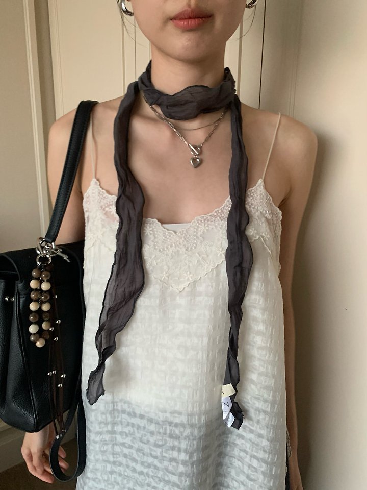 Lofn - Korean Women Fashion - #momslook - Flutter Scarf - 4
