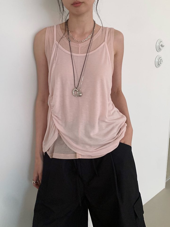 Lofn - Korean Women Fashion - #womensfashion - Crepe Top - 12