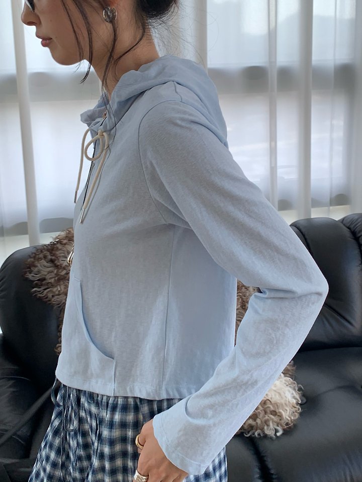 Lofn - Korean Women Fashion - #womensfashion - Wind Hood Jumper - 9