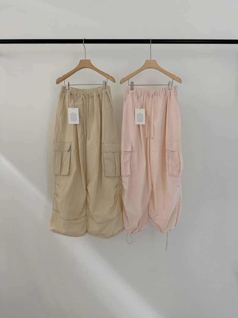Logarden - Korean Women Fashion - #momslook - Sand Cargo Pants