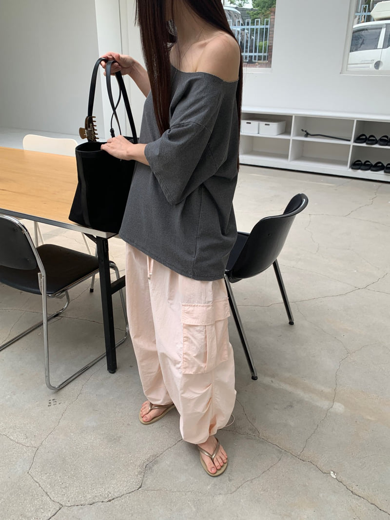 Logarden - Korean Women Fashion - #momslook - Sand Cargo Pants - 3