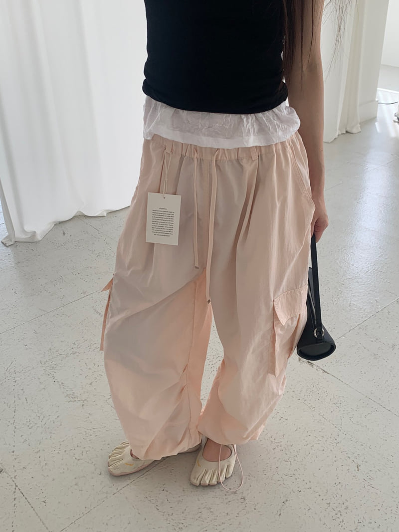 Logarden - Korean Women Fashion - #momslook - Sand Cargo Pants - 5