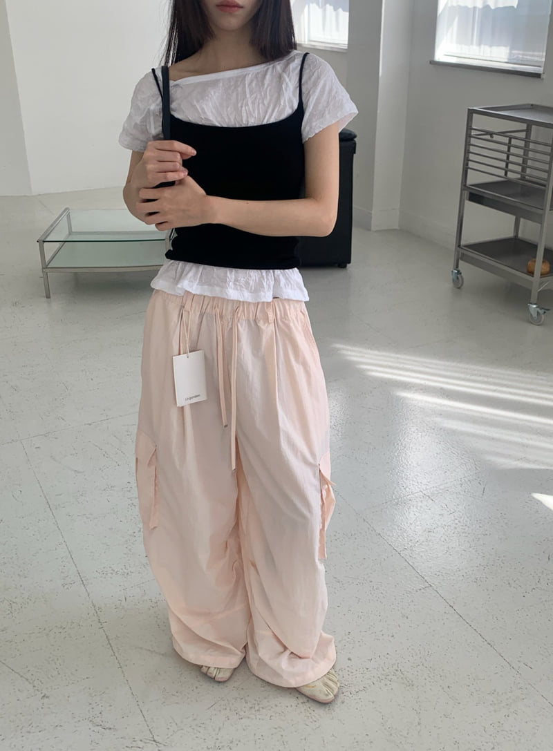 Logarden - Korean Women Fashion - #momslook - Sand Cargo Pants - 7