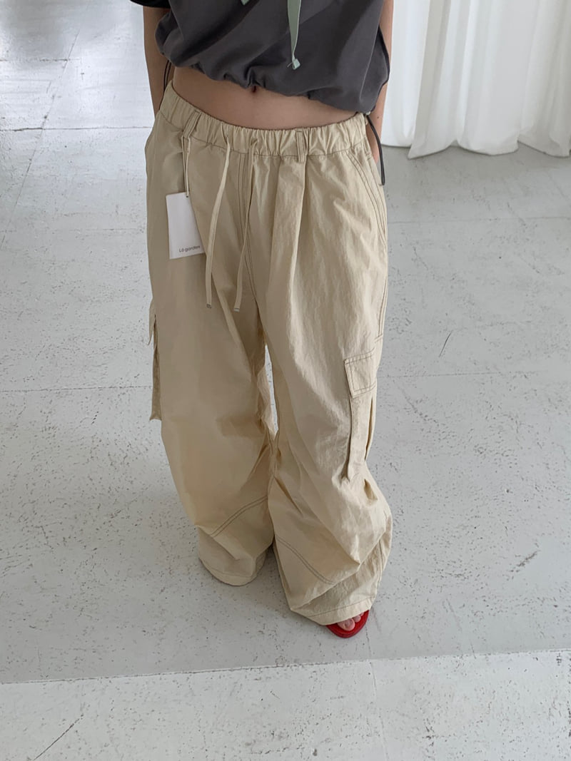 Logarden - Korean Women Fashion - #momslook - Sand Cargo Pants - 9